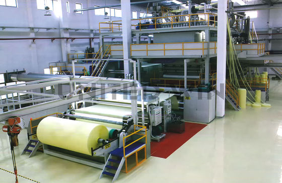 1600mm Width PP Spunbond Nonwoven Machine For Disposable Garments Face Mask